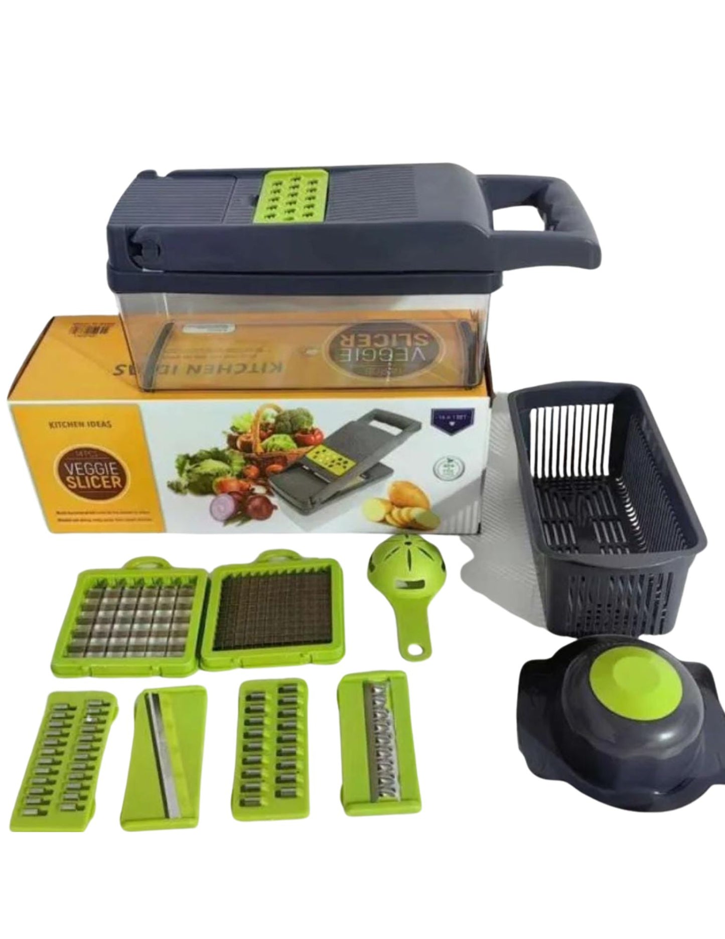 Mandolina Cortador Multifuncional 16 Pcs