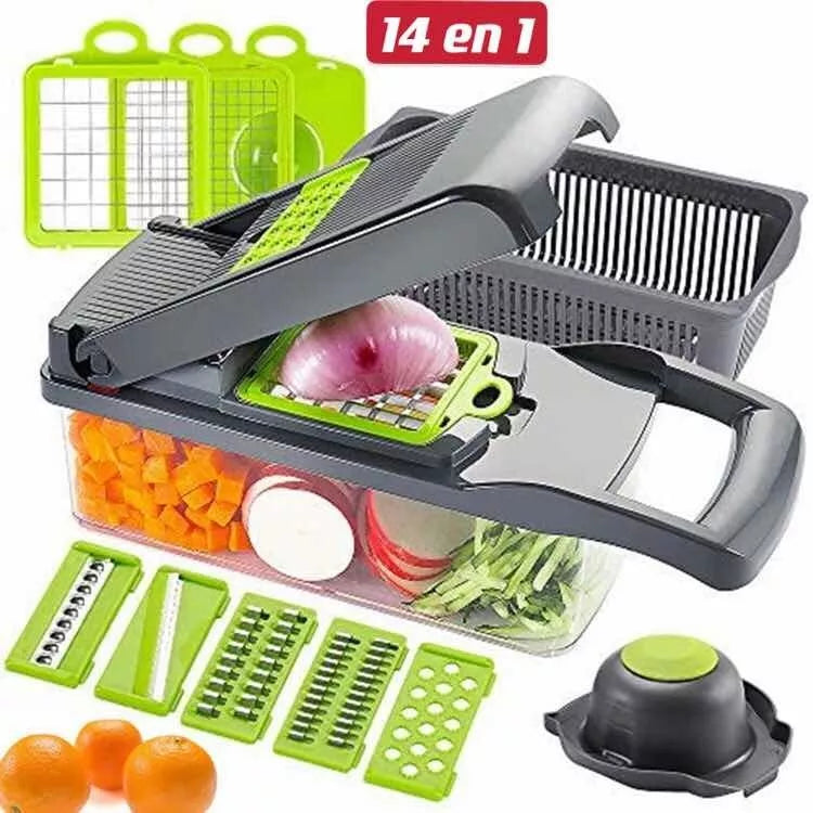 Mandolina Cortador Multifuncional 16 Pcs