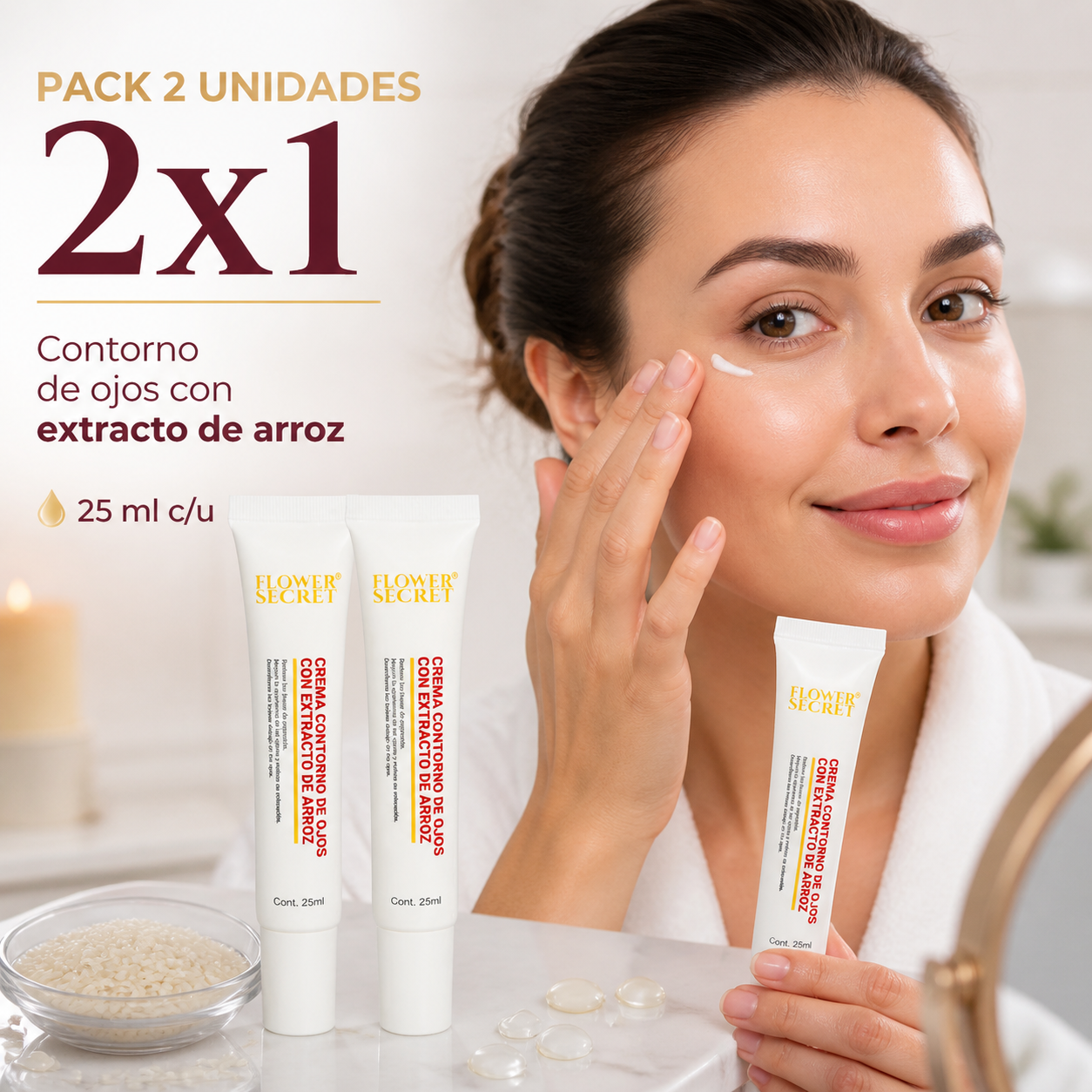 CONTORNO PARA OJOS DE ARROZ 2x1