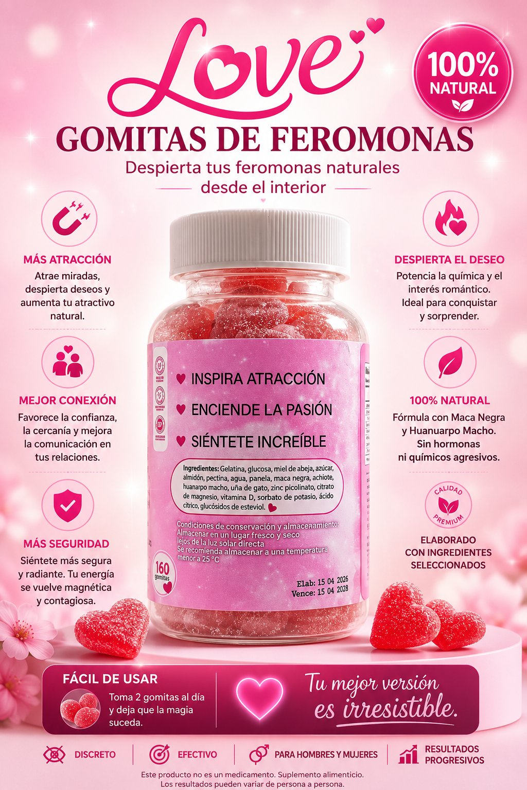 Love Gomitas de Feromonas